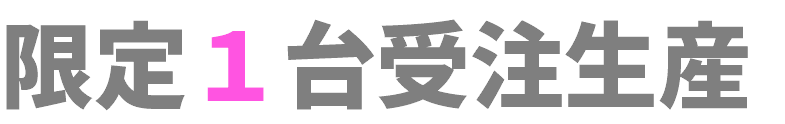 限定１台受注生産